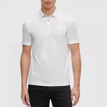 Boss Men’s White Polo Shirt: Crisp Fit & Easy Outfits